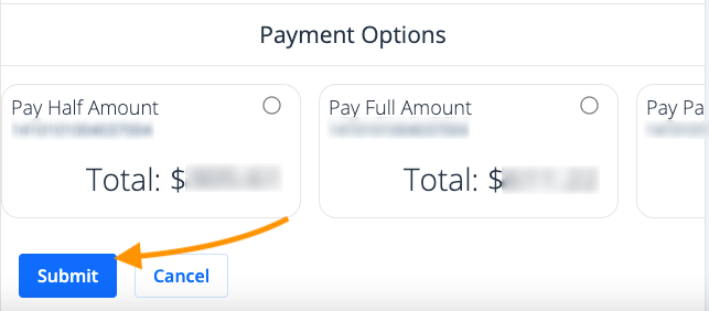 pay amount feature