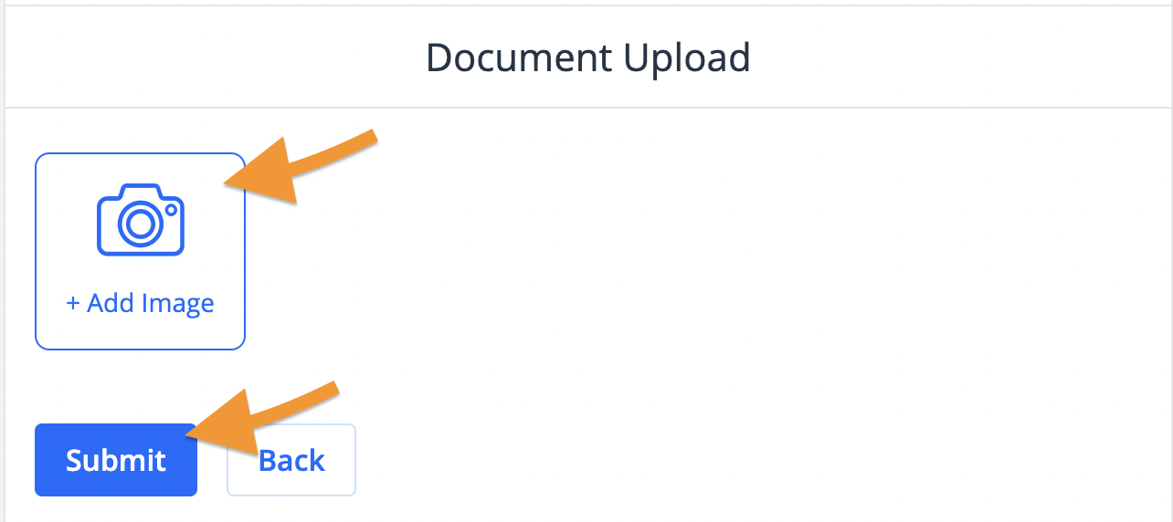 Upload document verification step